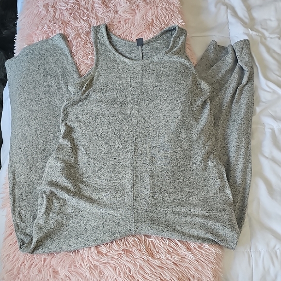 Joe Fresh Pants - Joe Fresh Gray Sleeveless Knit Tank Top